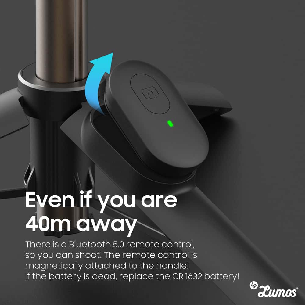 ARAREE MAGFIE POD MAGNETIC SELFIE STICK For Smartphone 69cm Strong Magnet Tripod Bluetooth 5.0 Remote Control