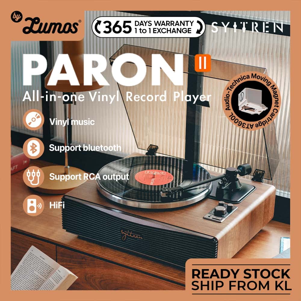 SYITREN PARON II All-In-One Vinyl Record Player