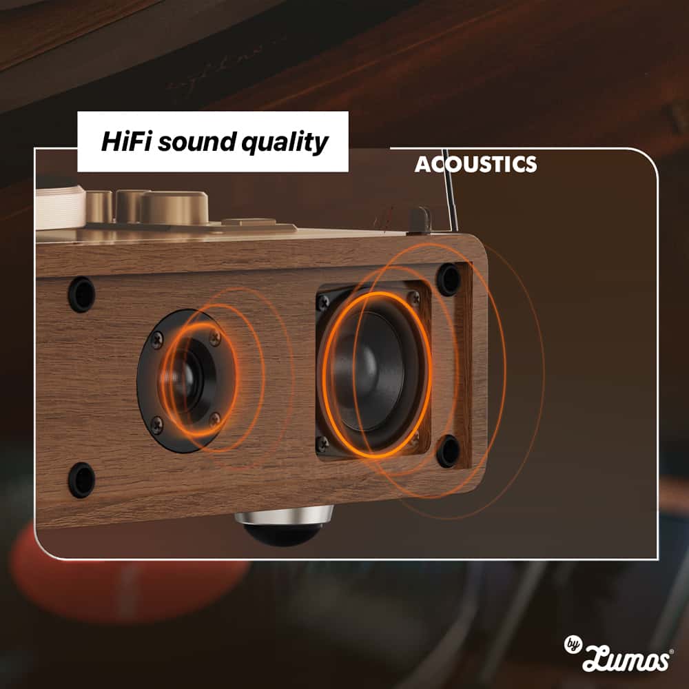 SYITREN PARON II All-In-One Vinyl Record Player