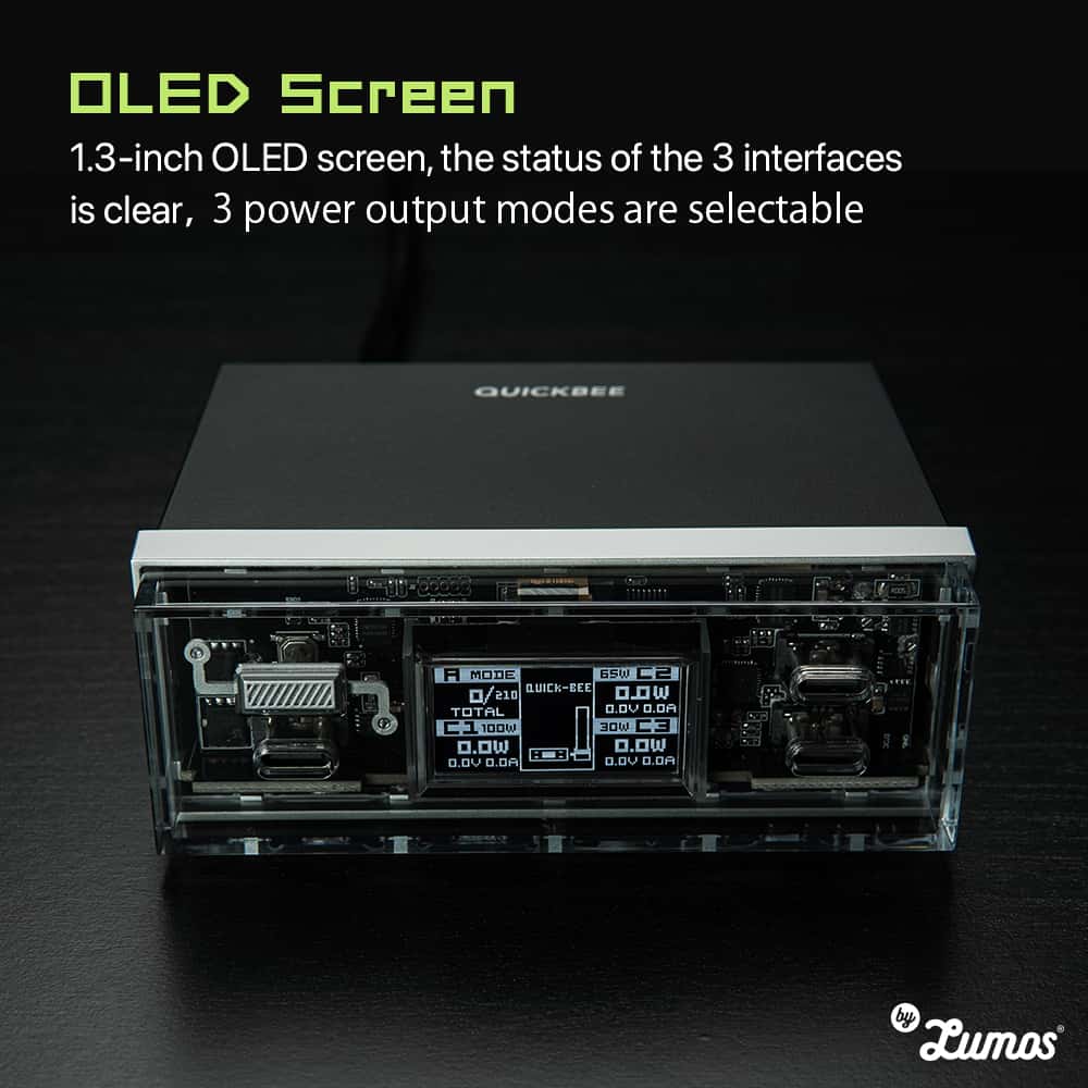 TEGIC QUICKBEE 210W Multifunctional Desktop Power Station World’s Fastest Recharging Power Bank in 12mins