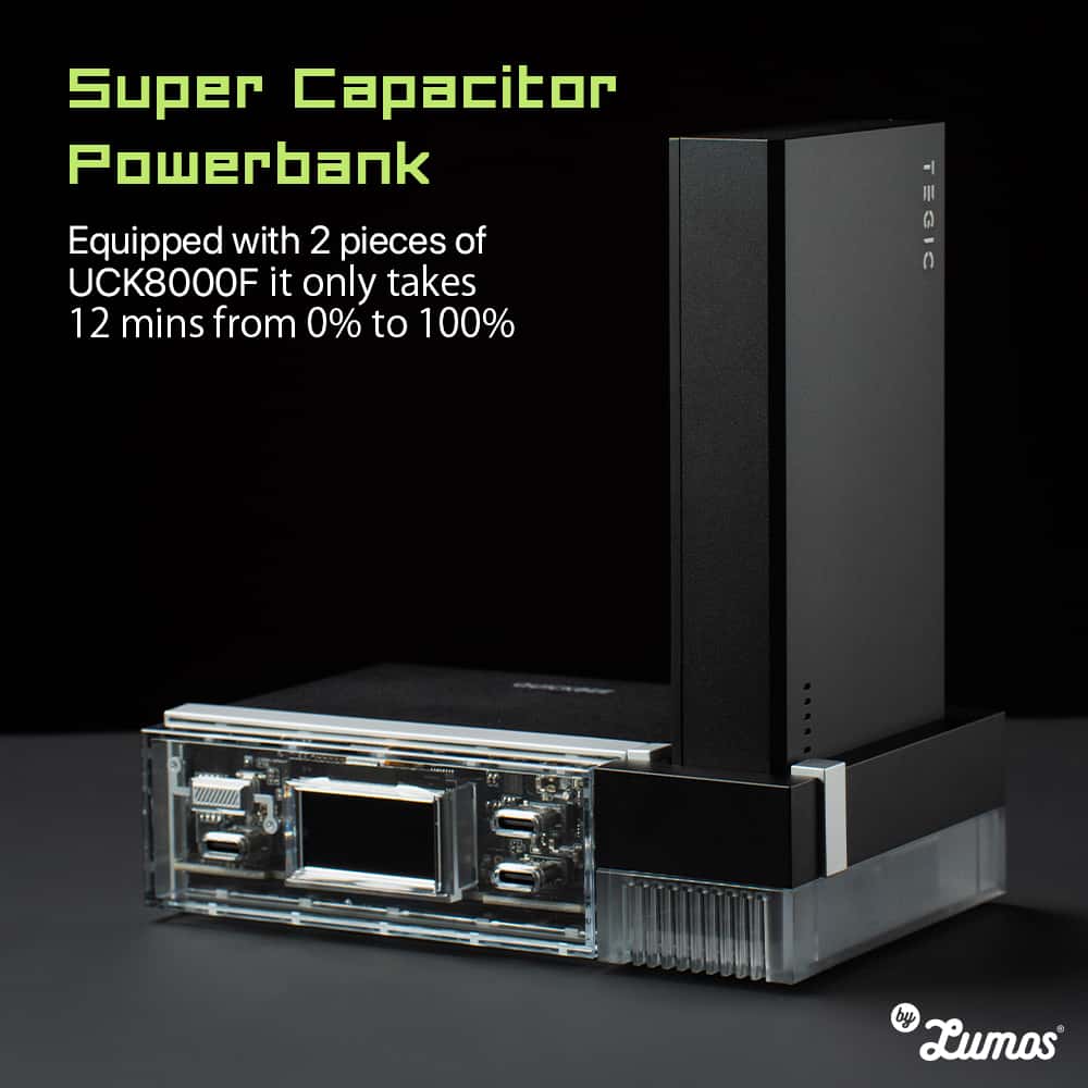 TEGIC QUICKBEE 210W Multifunctional Desktop Power Station World’s Fastest Recharging Power Bank in 12mins