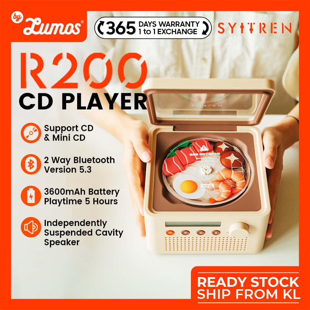 SYITREN R200 CD Player With Bluetooth