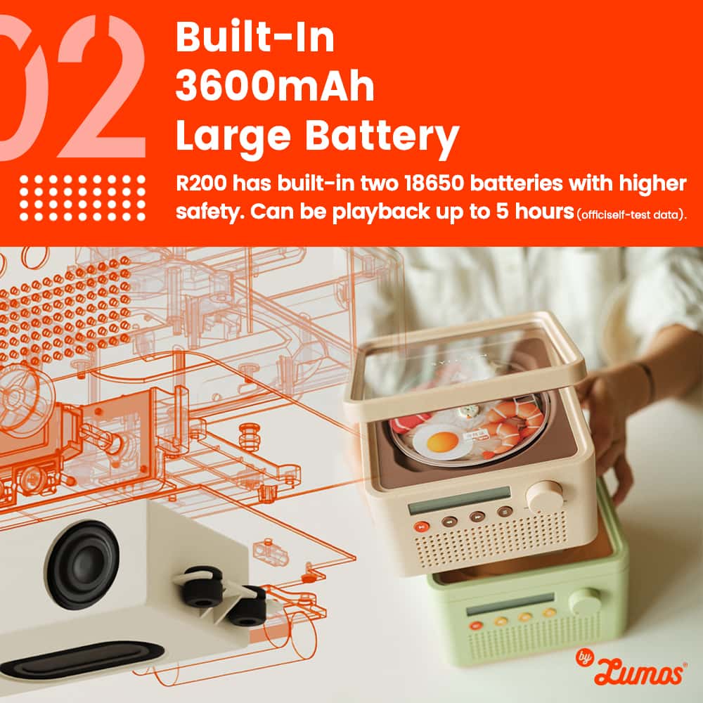 SYITREN R200 CD Player With Bluetooth