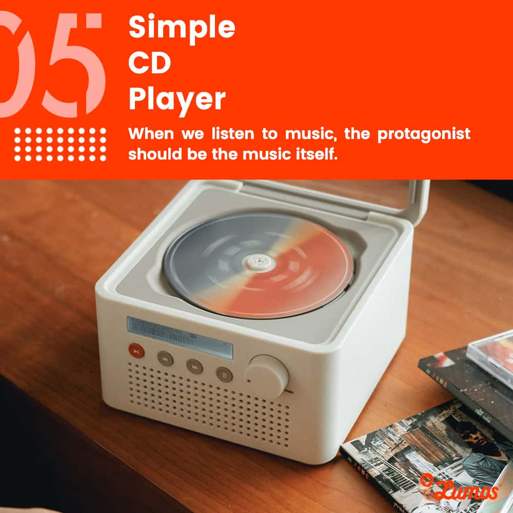 SYITREN R200 CD Player With Bluetooth