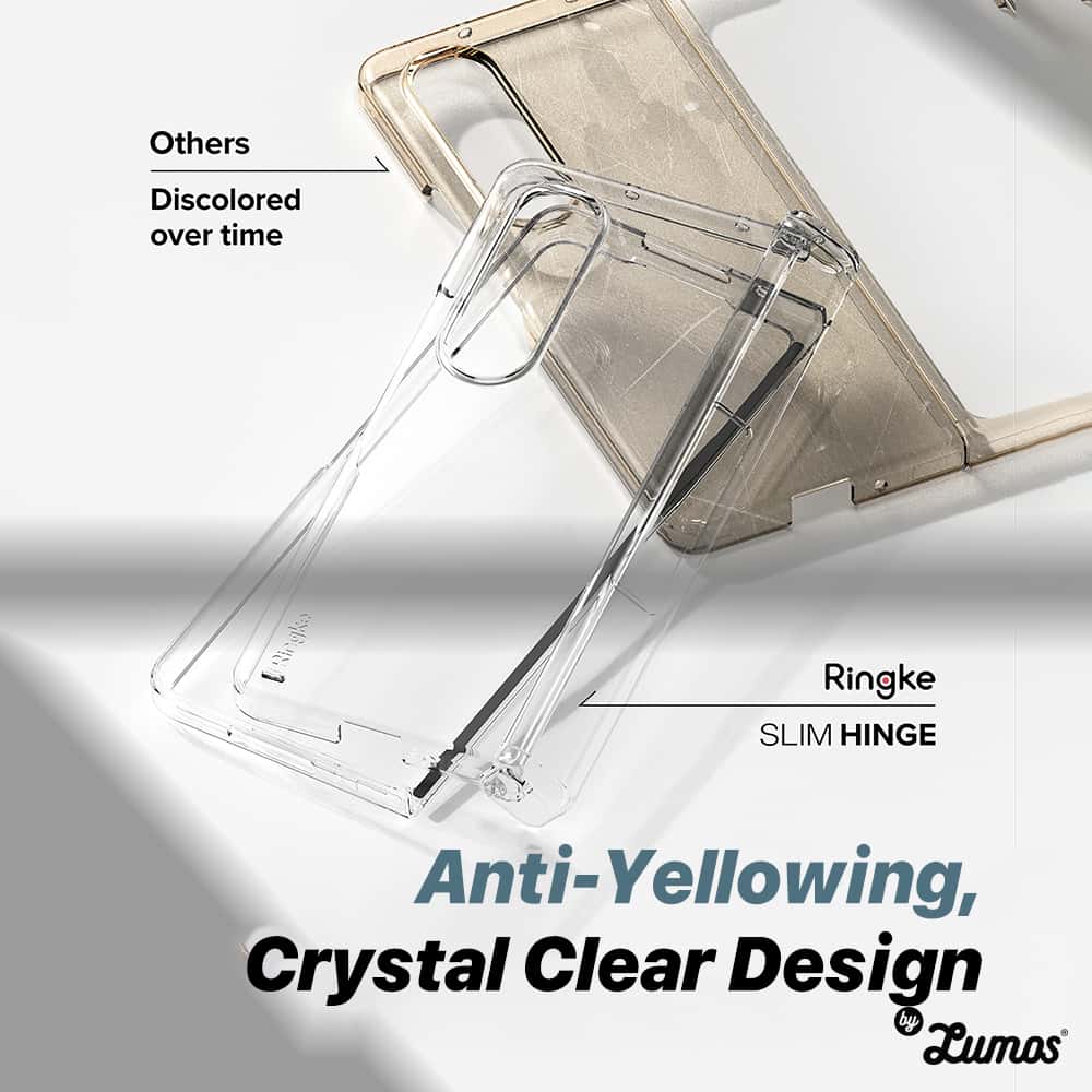 RINGKE SLIM HINGE SERIES CASING For Samsung Galaxy Z Fold 4 Transparent Protective Case