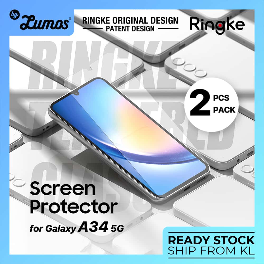 RINGKE Clear Shield For Samsung Galaxy A34 5G Tempered Glass