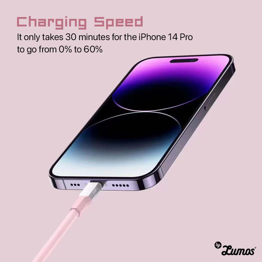 TEGIC SILICONE USB FAST CHARGING CABLE Fast Charger Type C To Type C and Type C To Lightning 1M Long