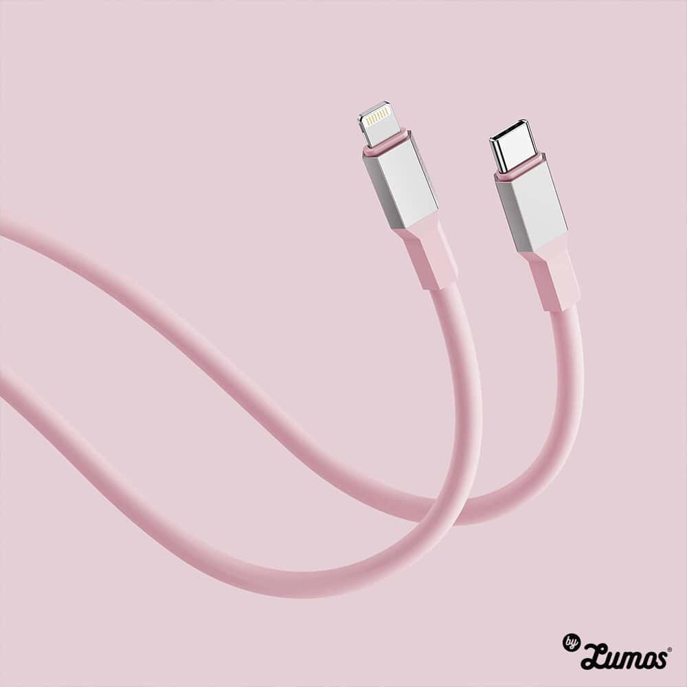TEGIC SILICONE USB FAST CHARGING CABLE Fast Charger Type C To Type C and Type C To Lightning 1M Long