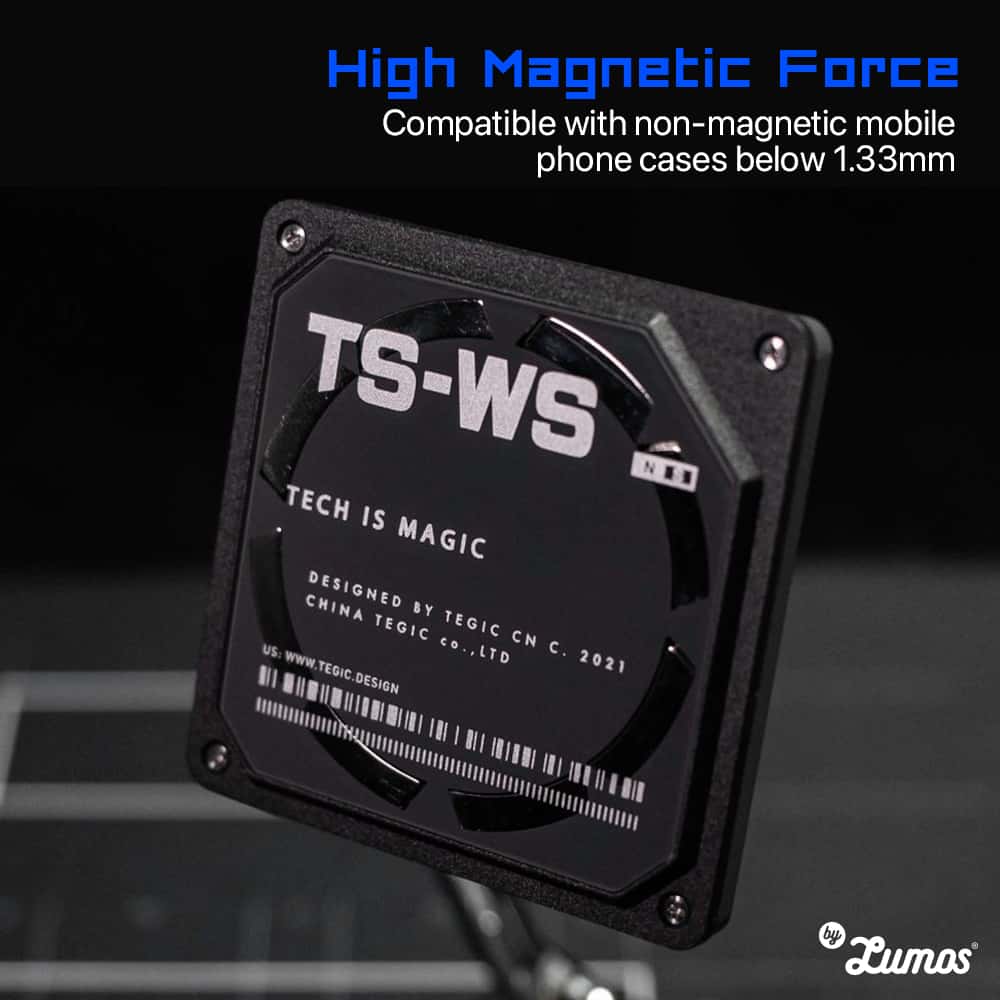 TEGIC TS-WS 3 in 1 Wireless Magsafe Charging Stand – The Ultimate 3-in-1 Charging Solution For A-pple Device