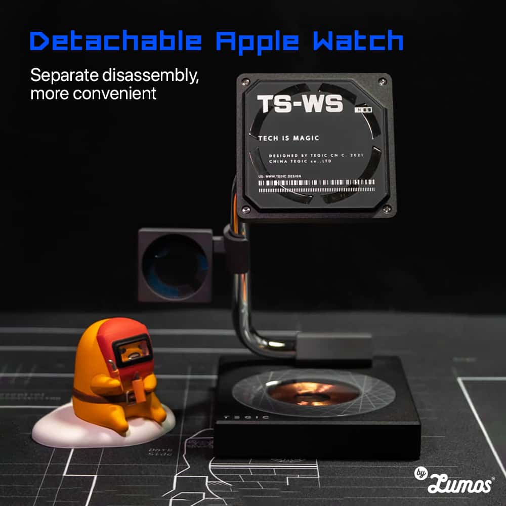 TEGIC TS-WS 3 in 1 Wireless Magsafe Charging Stand – The Ultimate 3-in-1 Charging Solution For A-pple Device