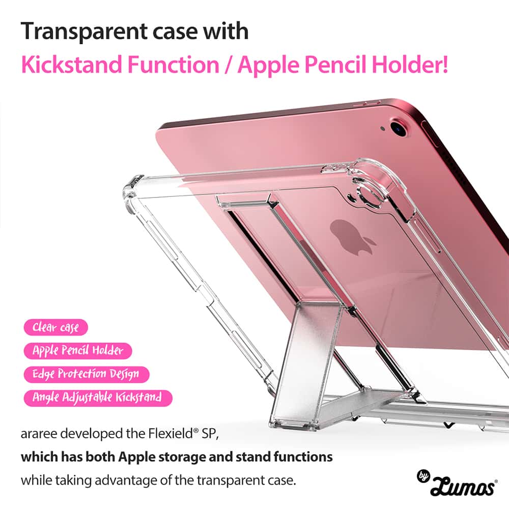 ARAREE FLEXIELD SP Apple iPad 10th (10.9 Inch) TPU Tablet Stand Case With Apple Pencil Slot