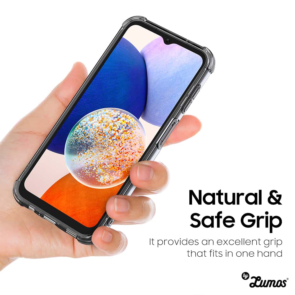 ARAREE FLEXIELD Samsung Galaxy A14 & A14 5G Soft Clear Black Cover Protective Case
