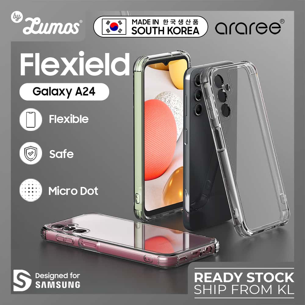 ARAREE FLEXIELD Samsung Galaxy A24 Soft Flexible Transparent Protective Case