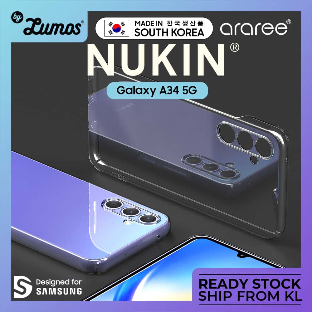 ARAREE NUKIN SOFT CASE Samsung Galaxy A34 Light And Thin Transparent Clear Case