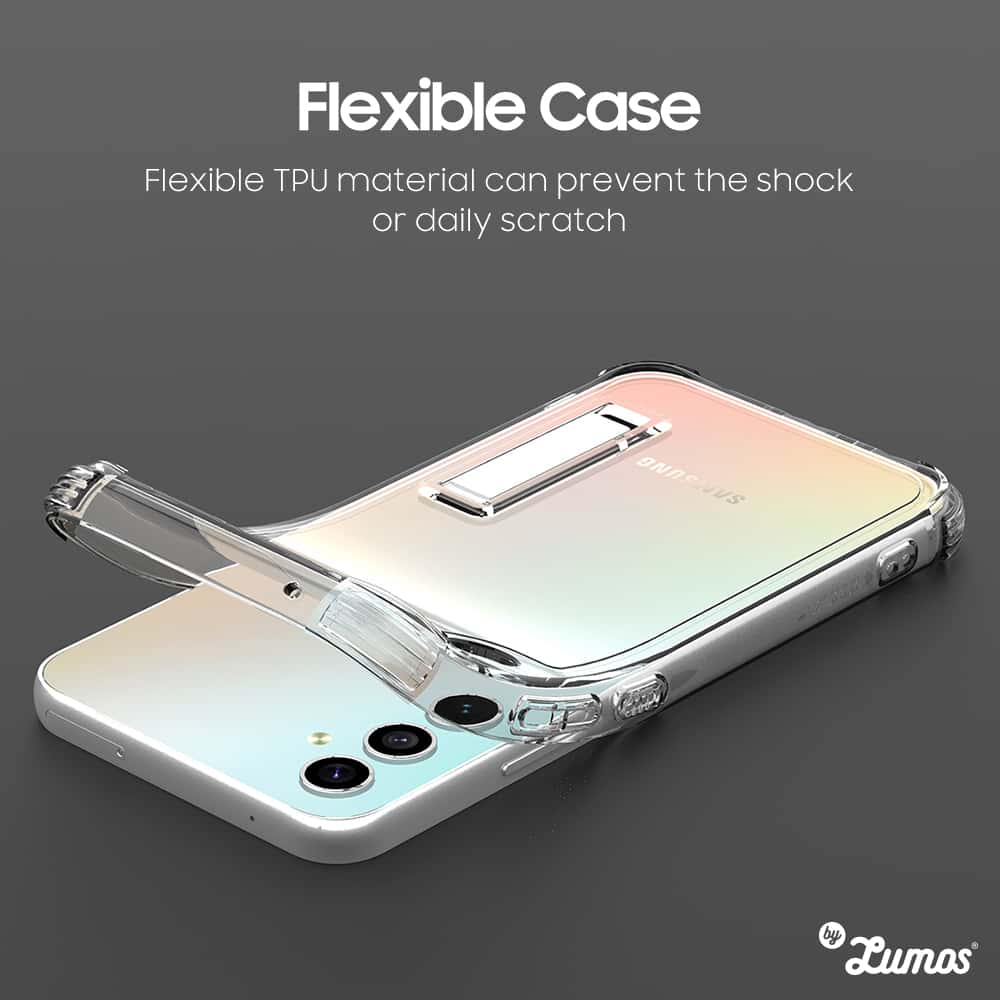 ARAREE FLEXIELD S Samsung Galaxy A34 Soft Clear Black Cover Protective Case