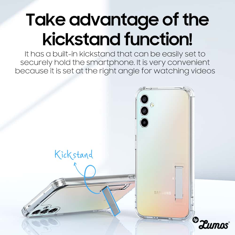 ARAREE FLEXIELD S Samsung Galaxy A34 Soft Clear Black Cover Protective Case