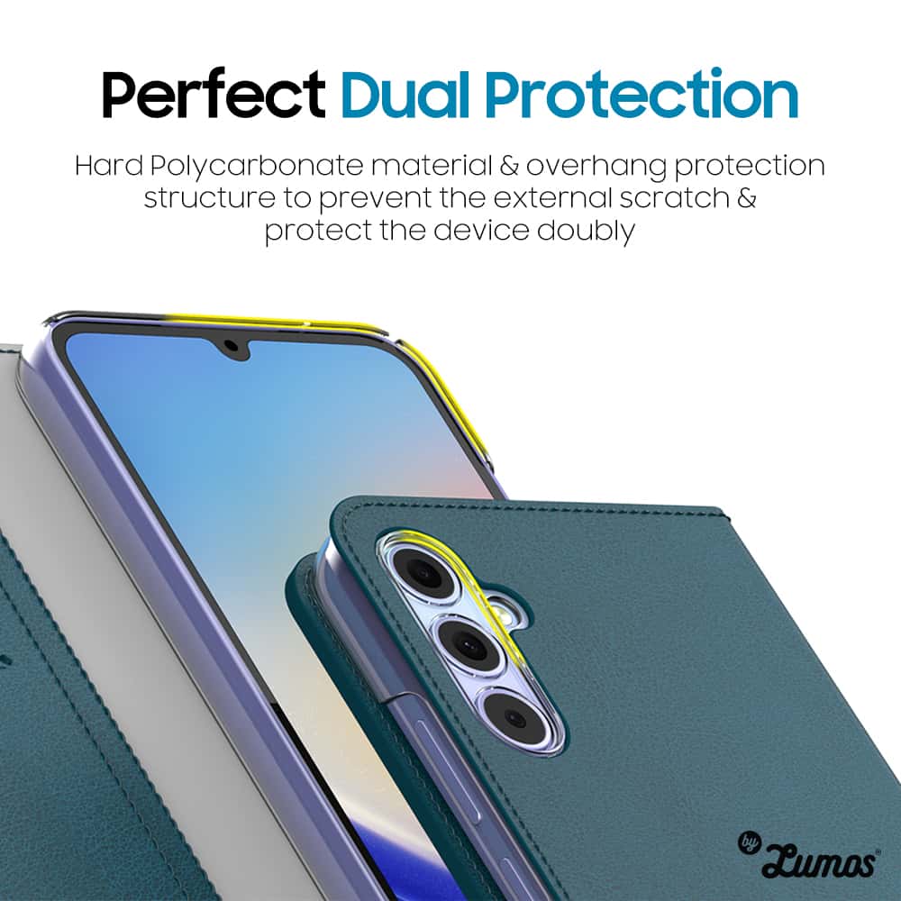 ARAREE MUSTANG DIARY Samsung Galaxy A34 Flip Handmade Practical Card Slots Case