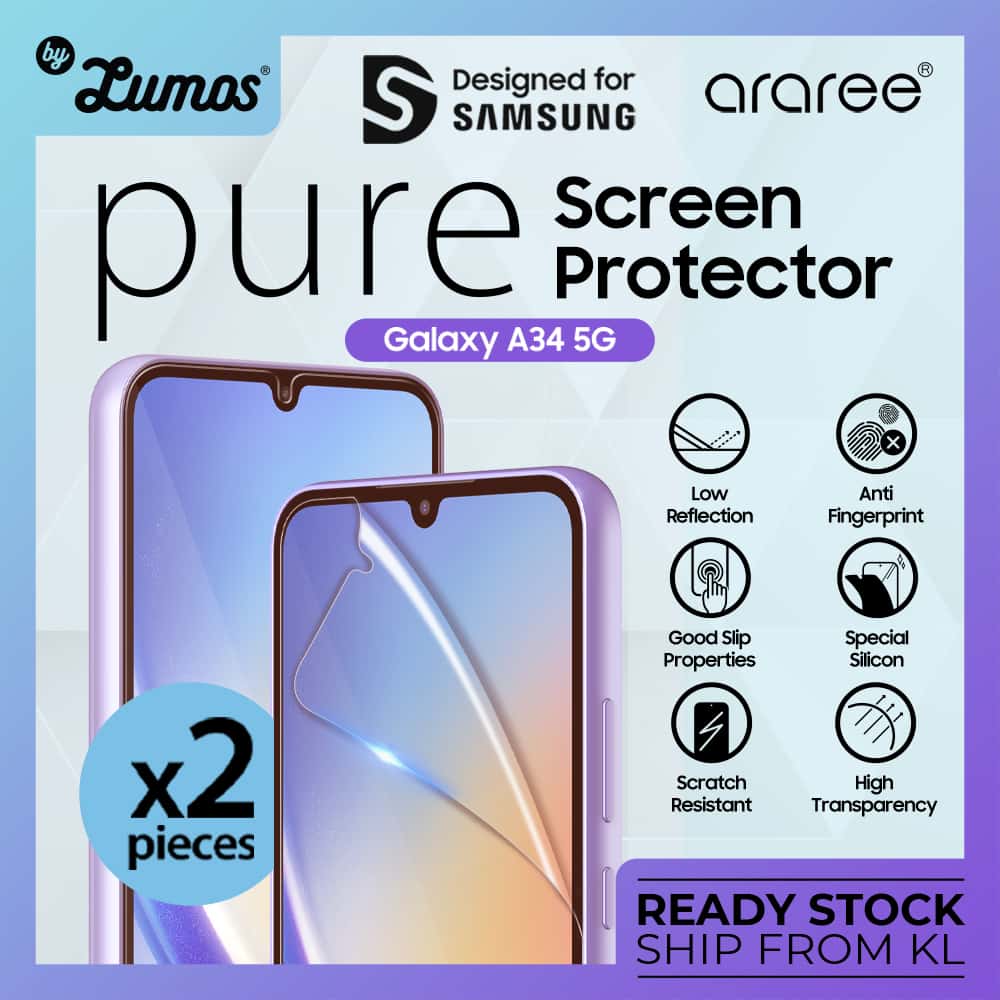 Araree Pure Samsung Galaxy A34 5G Screen Protector