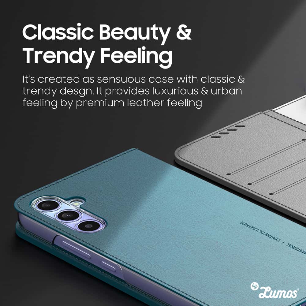 ARAREE MUSTANG DIARY Samsung Galaxy A54 Flip Handmade Practical Card Slots Case