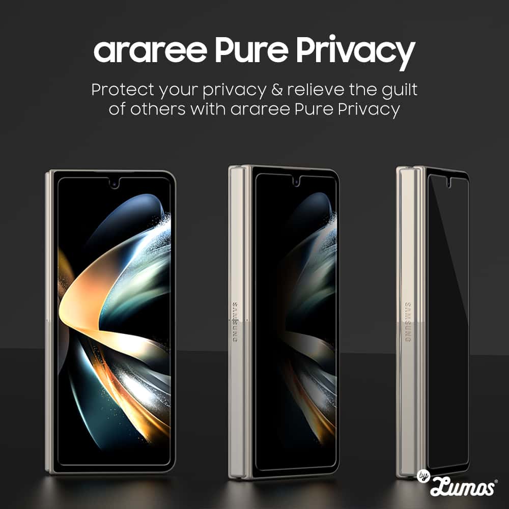 ARAREE SUB CORE PRIVACY Samsung Z Fold 3 & Fold 4 Premium Tempered Glass