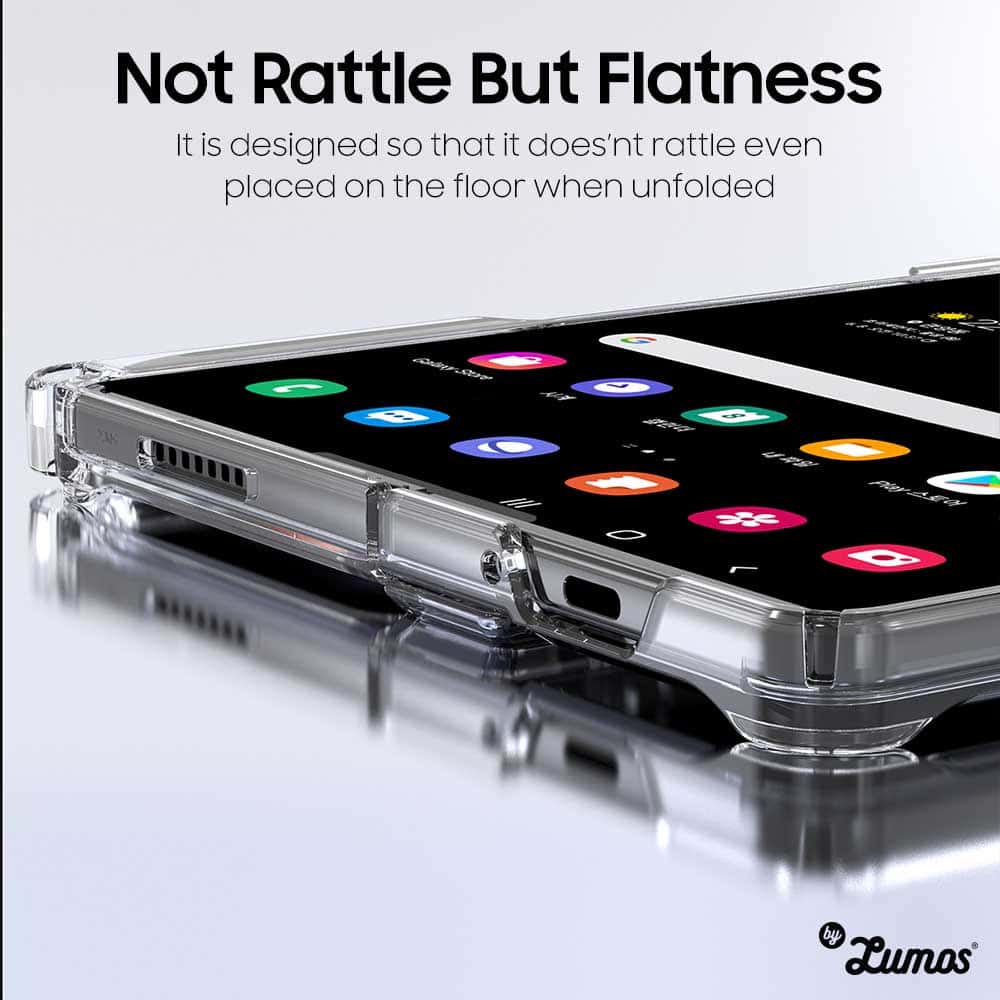 ARAREE NUKIN 360 P SERIES Samsung Galaxy Z Fold 4 Slim Transparent Full Cover S Pen Storage Case