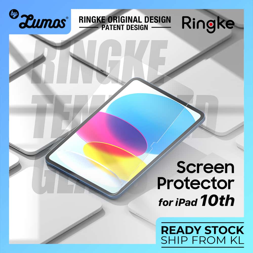 RINGKE iPad 10th Generation 2022 (10.9′′) Full Coverage Premium Tempered Glass