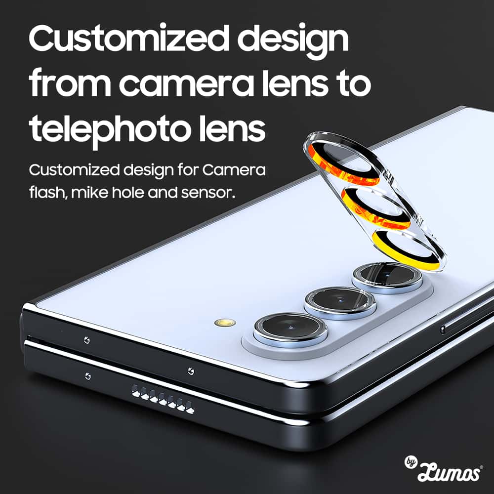 ARAREE CORE CM SAMSUNG GALAXY Z FOLD 5 FULL COVER CAMERA LENS TEMPERED GLASS