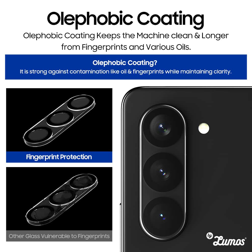 ARAREE CORE CM SAMSUNG GALAXY Z FOLD 5 FULL COVER CAMERA LENS TEMPERED GLASS