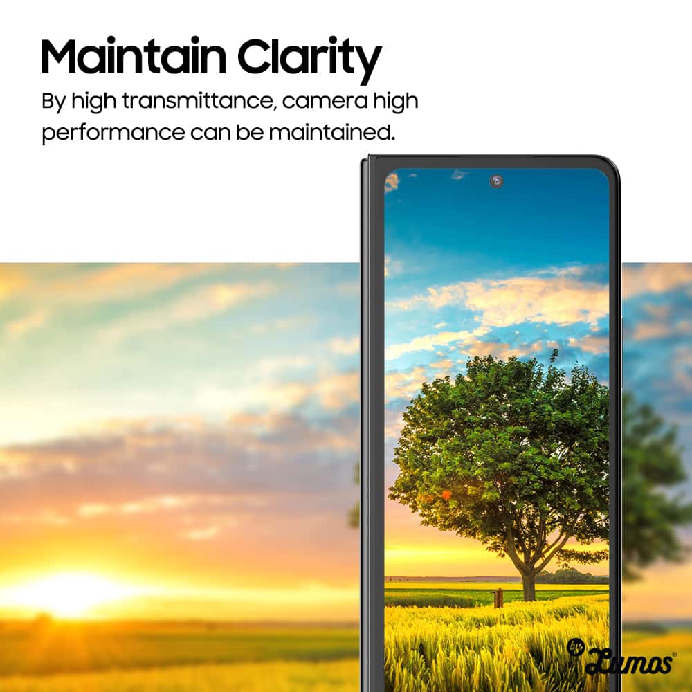 ARAREE CORE CM SAMSUNG GALAXY Z FOLD 5 FULL COVER CAMERA LENS TEMPERED GLASS