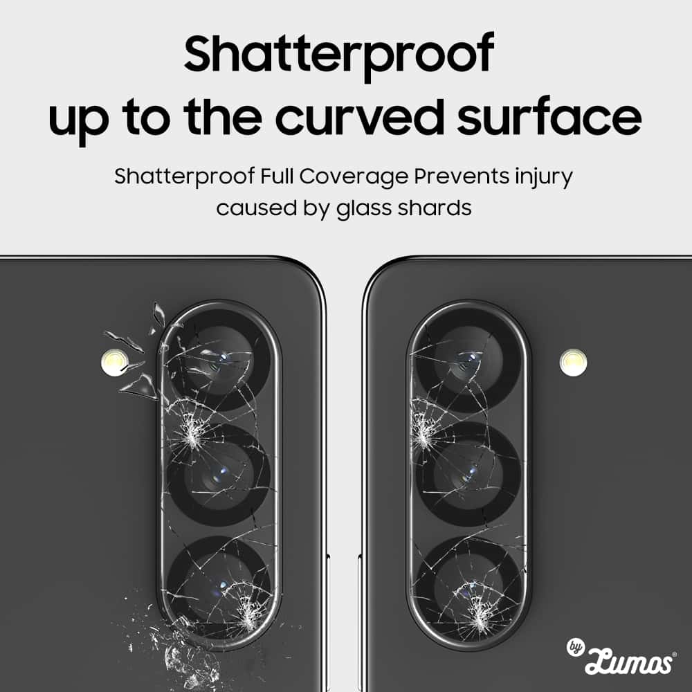 ARAREE CORE CM SAMSUNG GALAXY Z FOLD 5 FULL COVER CAMERA LENS TEMPERED GLASS