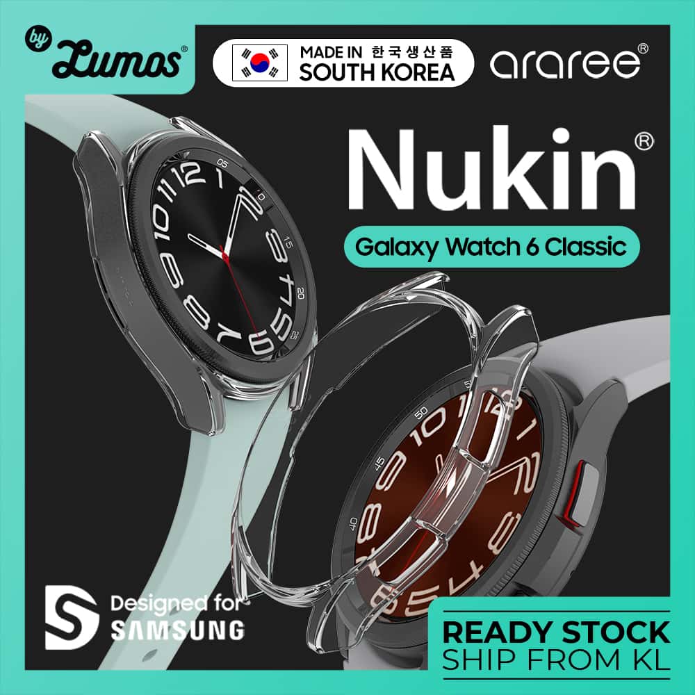 ARAREE NUKIN SERIES Samsung Galaxy Watch 6 Classic (43 / 47 mm) Full Protection Hard Cover Case