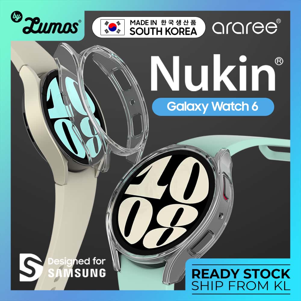 ARAREE NUKIN SERIES Samsung Galaxy Watch 6 (40 / 44 Mm) Full Protection Hard Cover Case