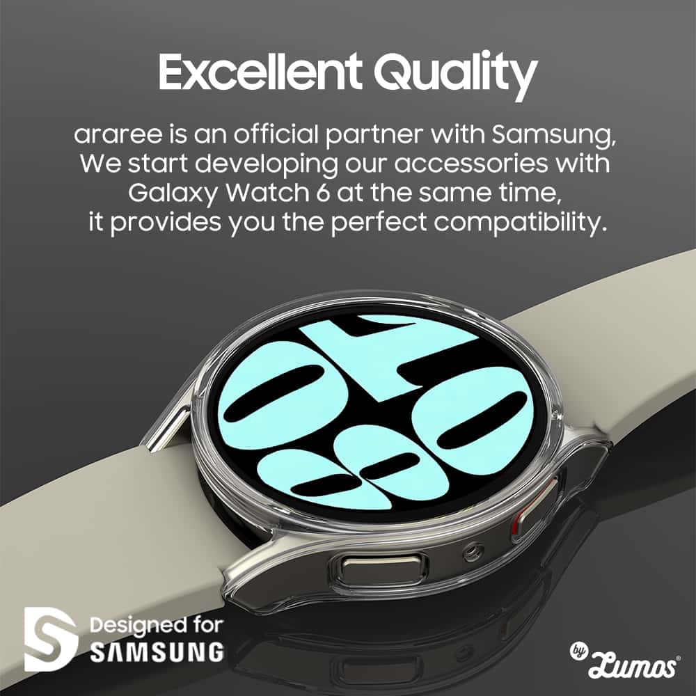 ARAREE NUKIN SERIES Samsung Galaxy Watch 6 (40 / 44 Mm) Full Protection Hard Cover Case