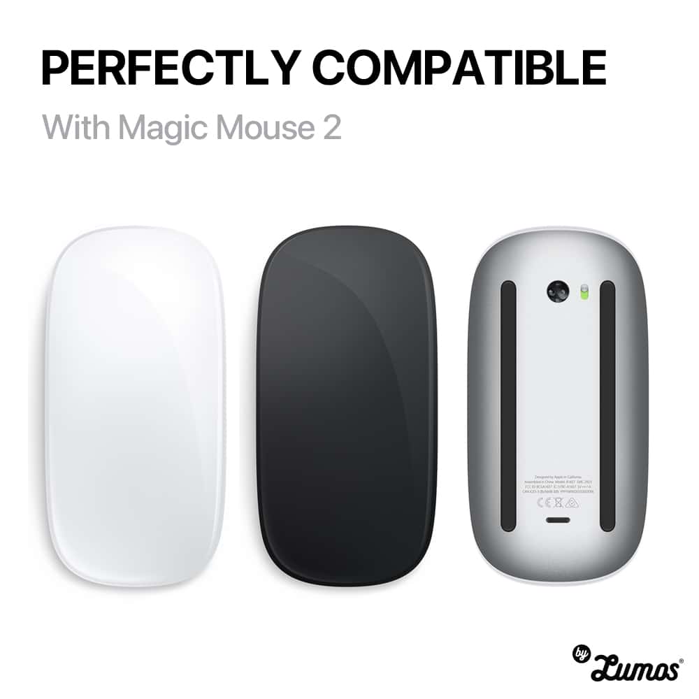 INVISIBLE SAFEGUARD CHARGING BASE Designed For A-PPLE Magic Mouse 2, Ergonomic & Wireless Charging Magsafe & QI Techno