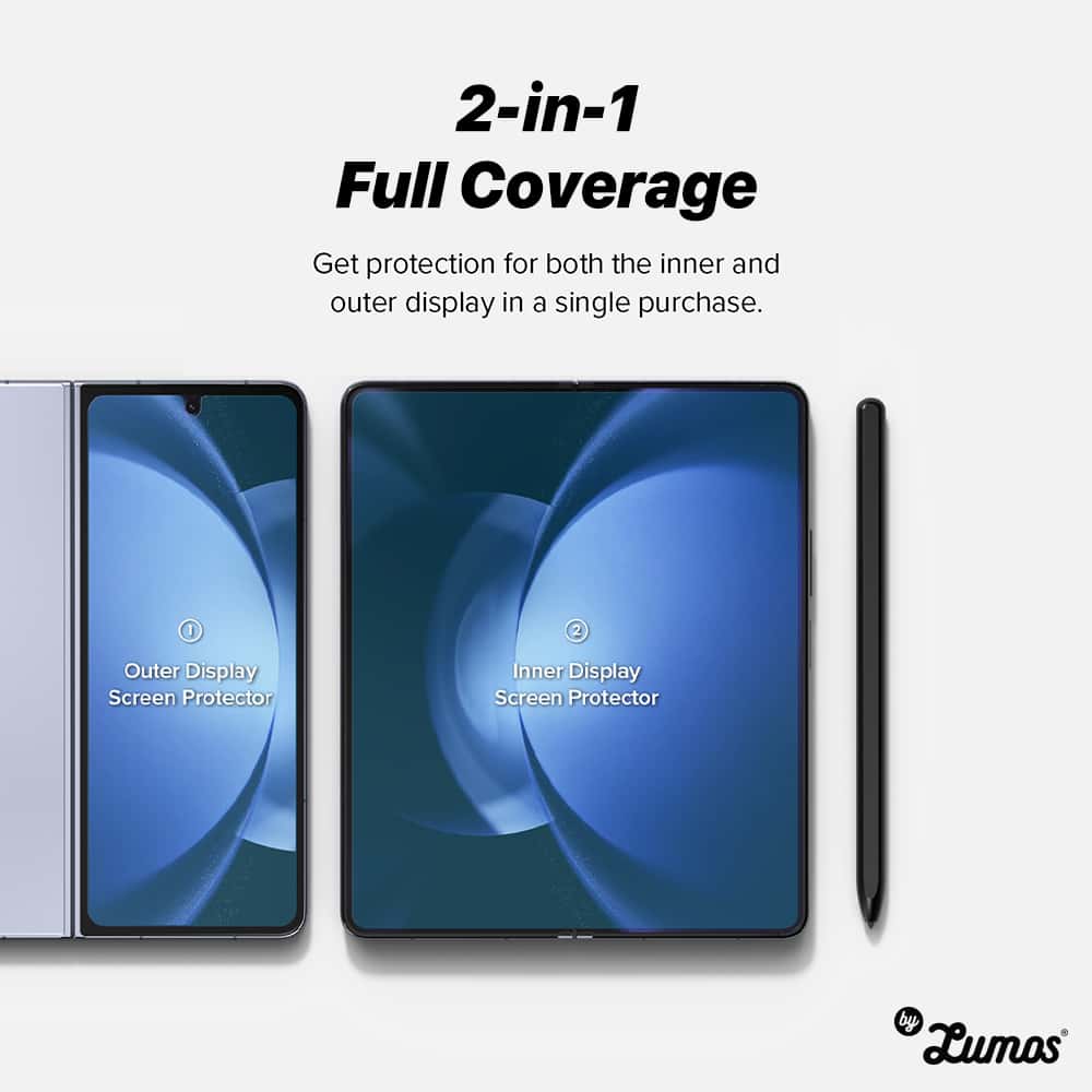 RINGKE Dual Easy Film 2 Pcs For Galaxy Z Fold 5 (Front& inner display) Screen Protector