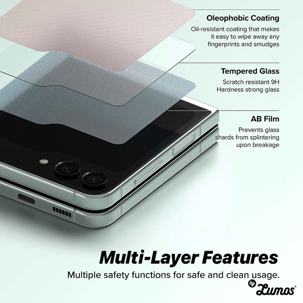 RINGKE 2PCS PACK COVER DISPLAY GLASS For Samsung Galaxy Z-Flip 5