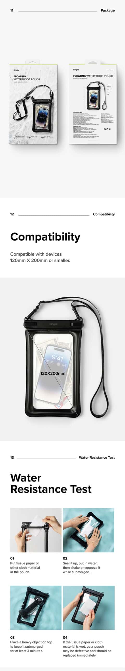 RINGKE FLOATING WATERPROOF POUCH