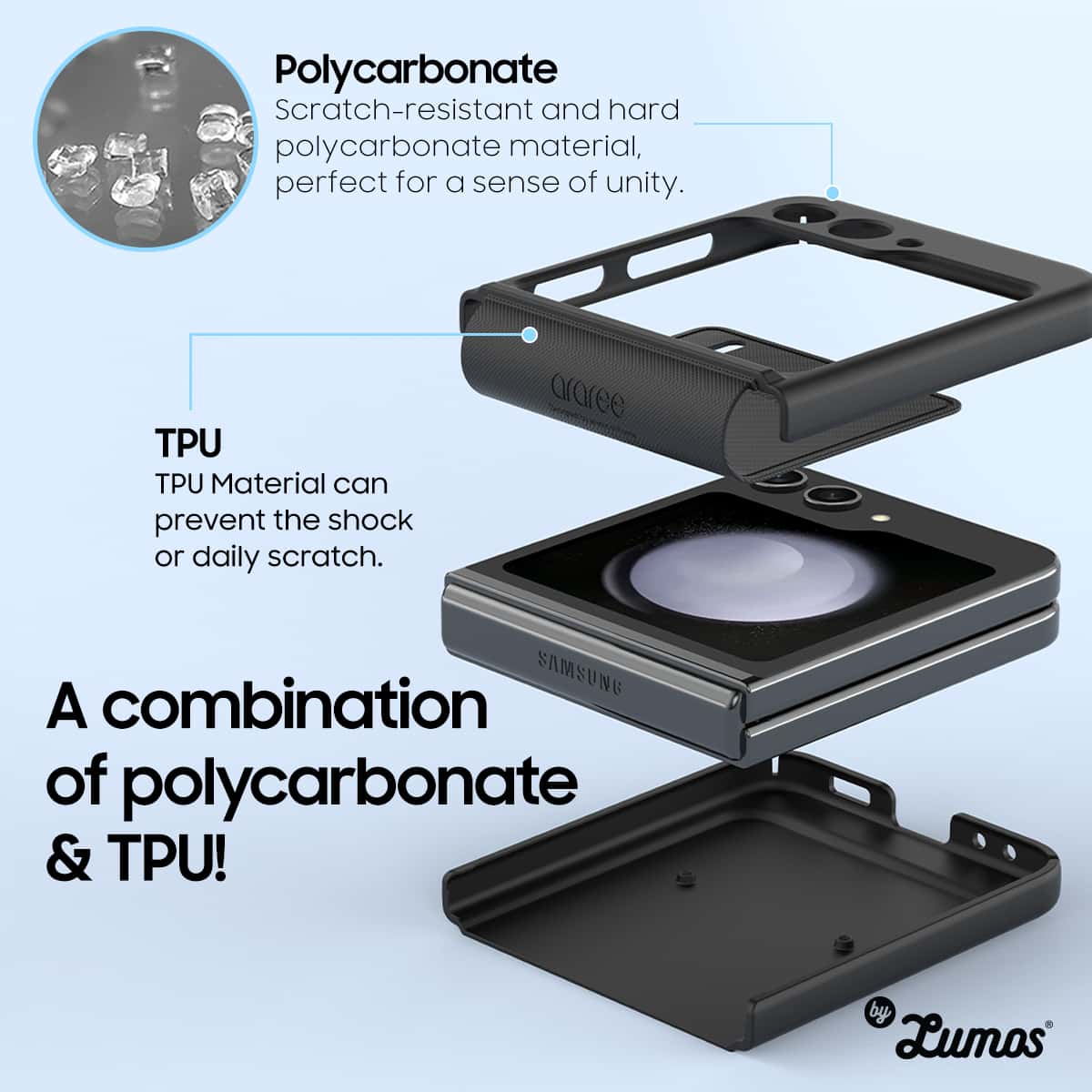 ARAREE AERO FLEX Samsung Galaxy Z Flip 5 Protective Phone Case