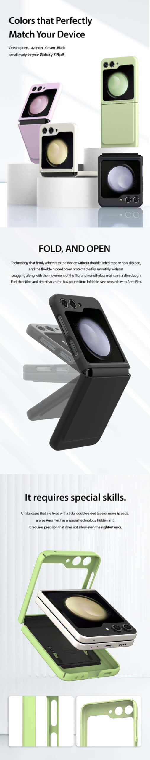 ARAREE AERO FLEX Samsung Galaxy Z Flip 5 Protective Phone Case