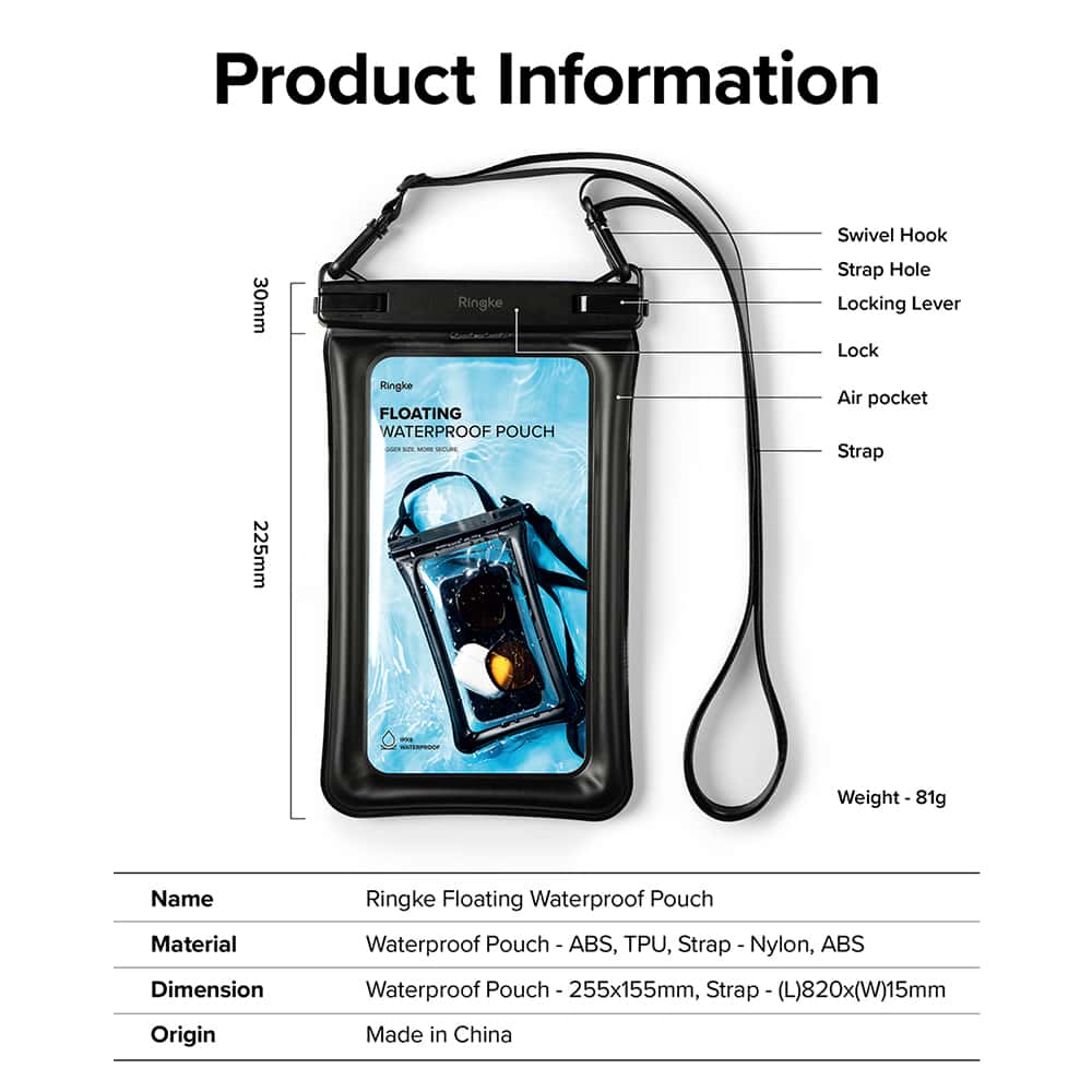 RINGKE FLOATING WATERPROOF POUCH