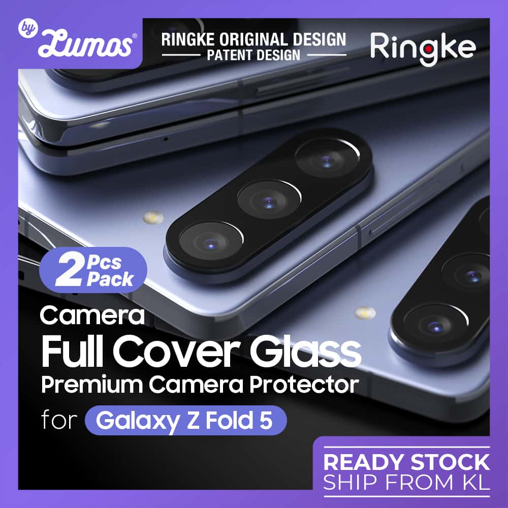 RINGKE Full Cover Camera For Samsung Galaxy Z Fold 5 Camera Lens Protector Glass 2 Pcs