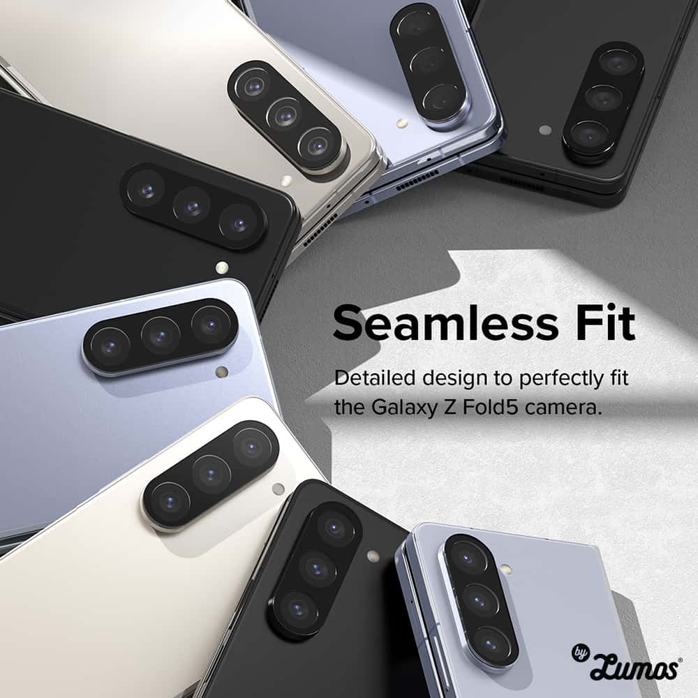 RINGKE Full Cover Camera For Samsung Galaxy Z Fold 5 Camera Lens Protector Glass 2 Pcs