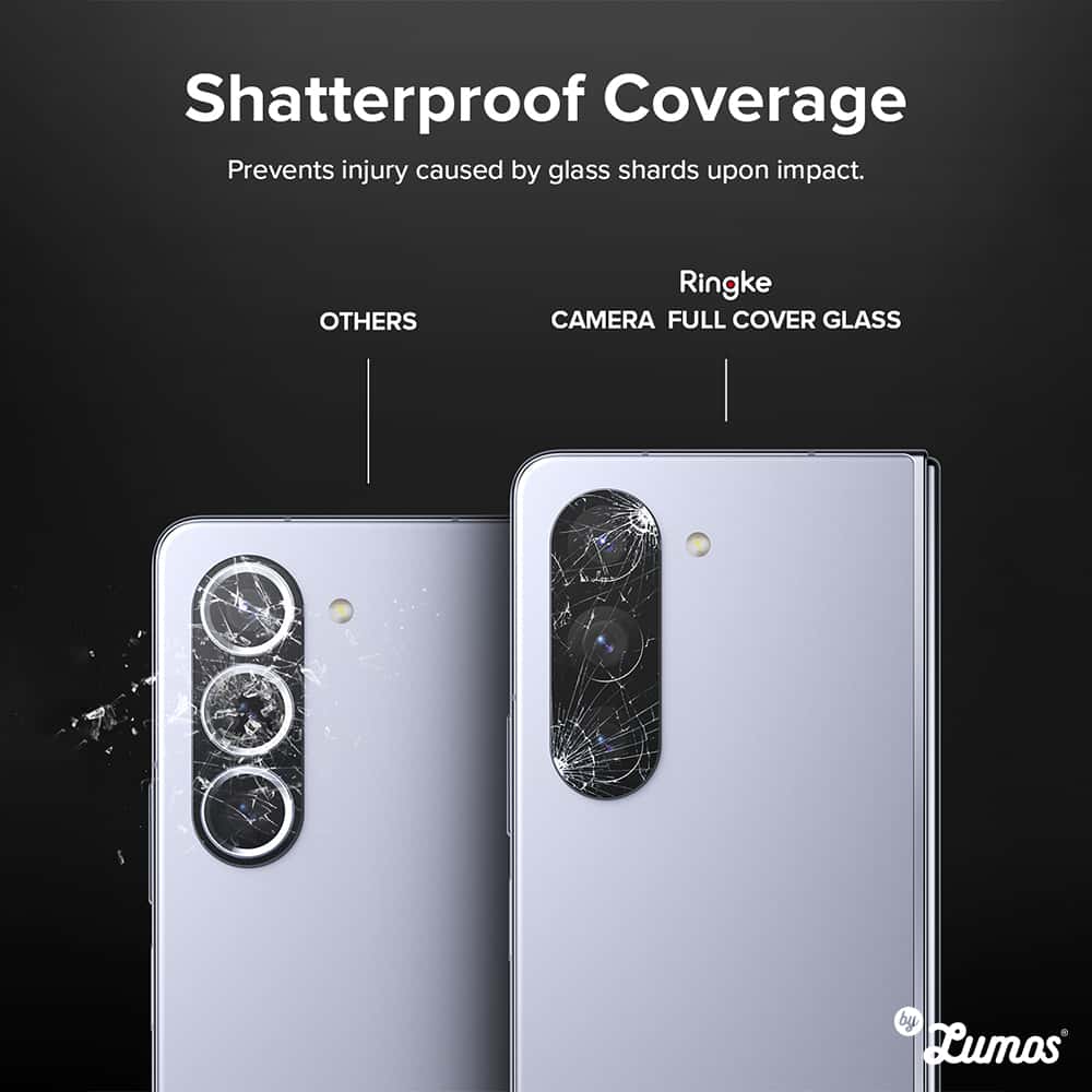RINGKE Full Cover Camera For Samsung Galaxy Z Fold 5 Camera Lens Protector Glass 2 Pcs