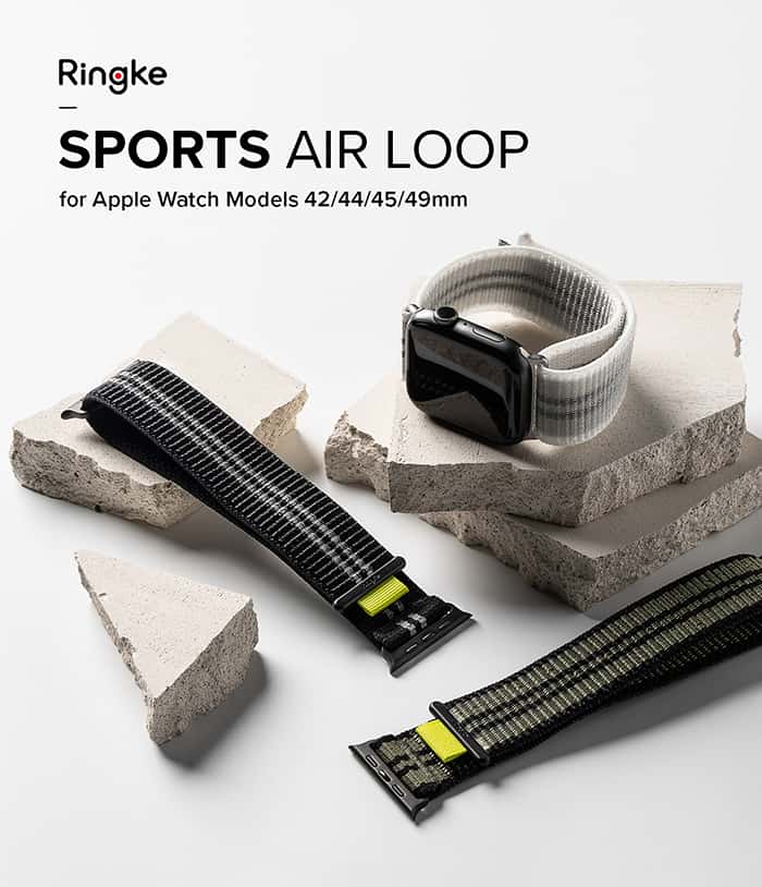 RINGKE SPORT AIR LOOP Apple Watch [42mm/44mm/45mm/49mm] Band Tone-On-Tone Palettes