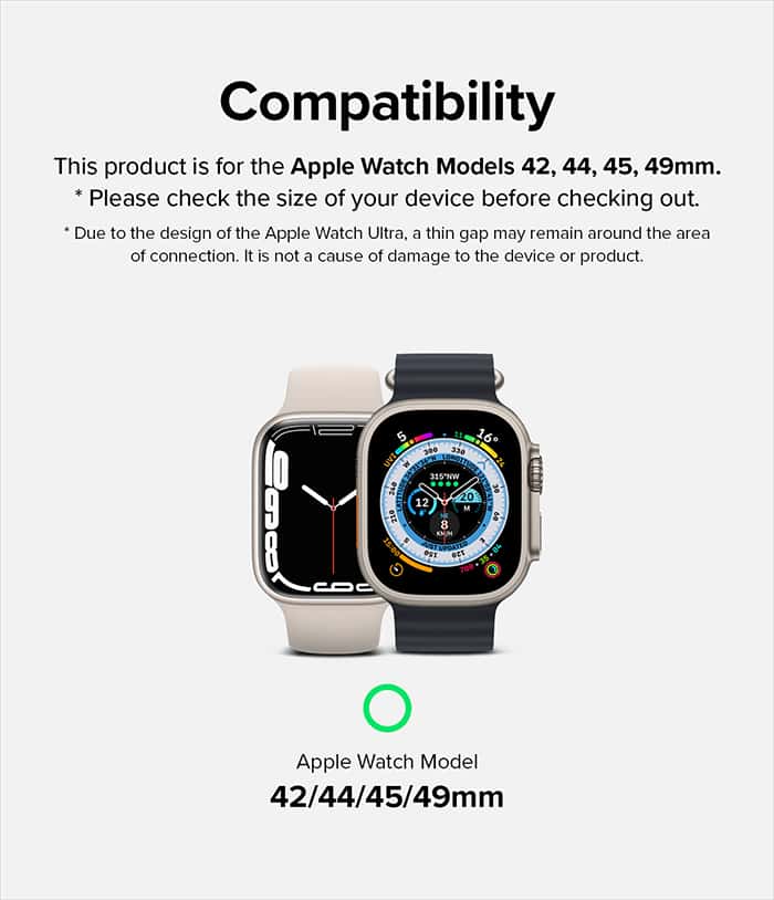 RINGKE SPORT AIR LOOP Apple Watch [42mm/44mm/45mm/49mm] Band Tone-On-Tone Palettes