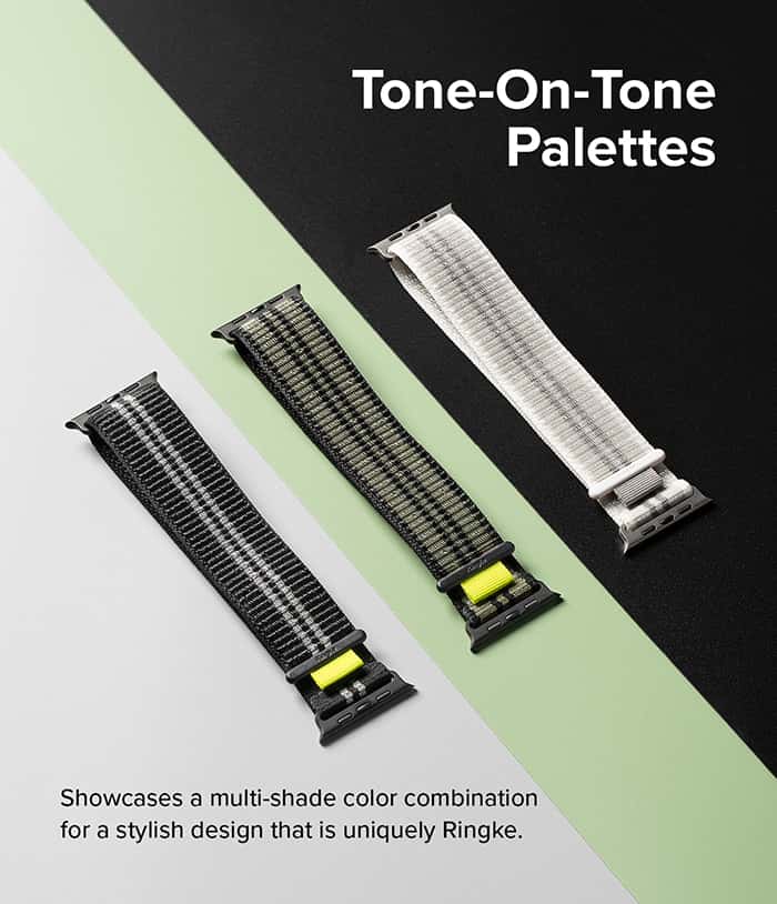 RINGKE SPORT AIR LOOP Apple Watch [42mm/44mm/45mm/49mm] Band Tone-On-Tone Palettes