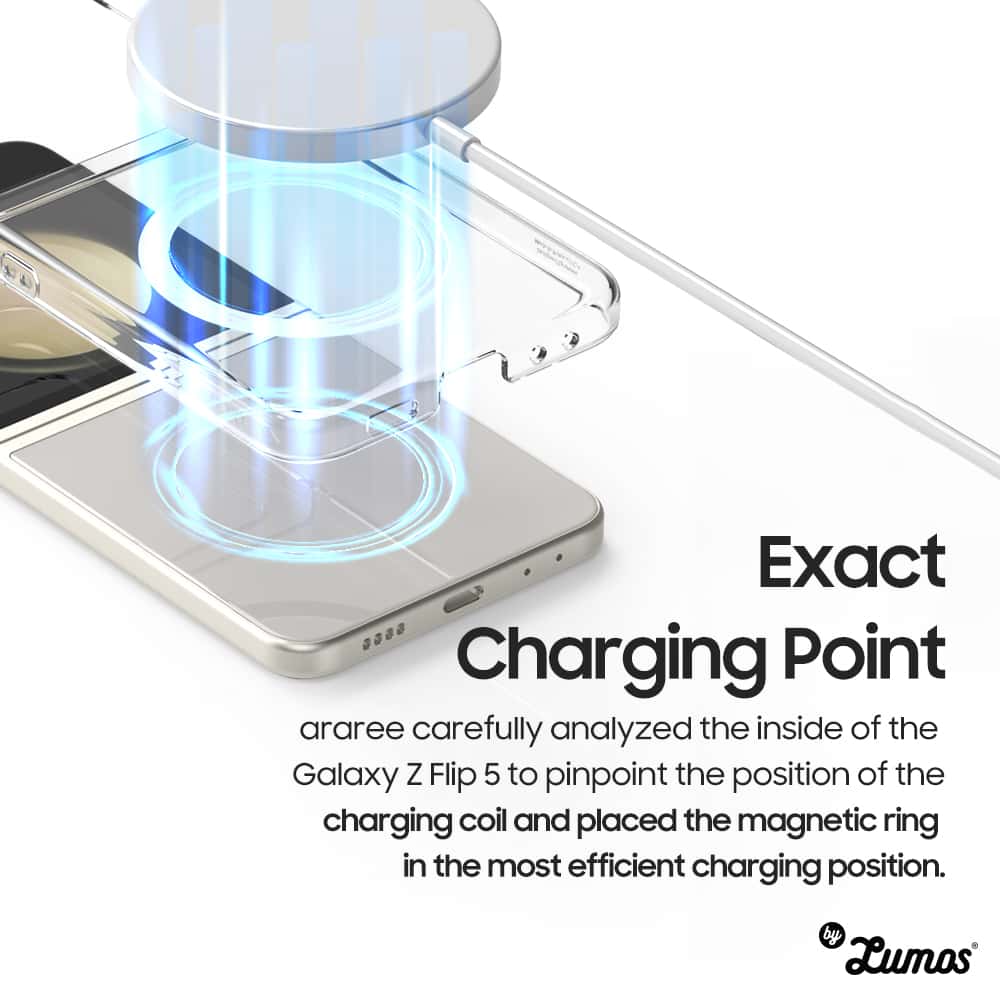 ARAREE SAMSUNG GALAXY Z FLIP 5 NUKIN M Series Simple Slim Transparent Protective Case