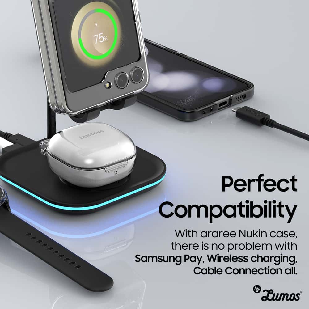 ARAREE SAMSUNG GALAXY Z FLIP 5 NUKIN M Series Simple Slim Transparent Protective Case
