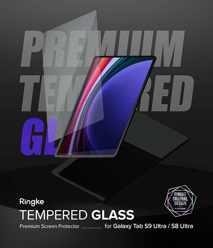 RINGKE Samsung Galaxy Tab S9 Ultra & S8 Ultra Premium Tempered Glass Protector