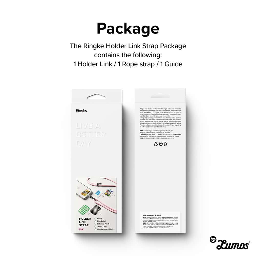 RINGKE HOLDER LINK STRAP Smart Phone Lanyard/Neck Strap